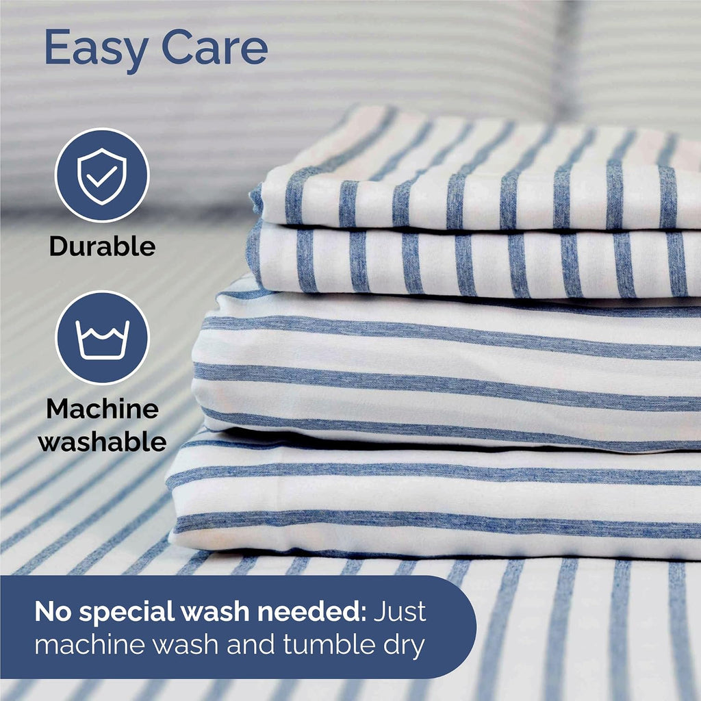 Split King 7 Piece Sheet Set - Comfy, Breathable & Cooling - Hotel Luxury Bedding for Women, Men, Kids, Teens and Children - 1 Flat & 2…