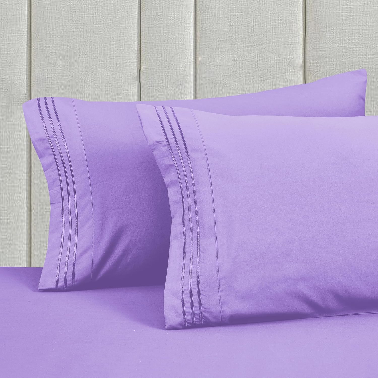 MocassiLuxuryBedding Mocassi Luxury 4-Piece Sheet Set, Ultra Soft 1800 Hotel Quality Microfiber Sheet Set, Fits Mattresses Up to 18 to 24 I…