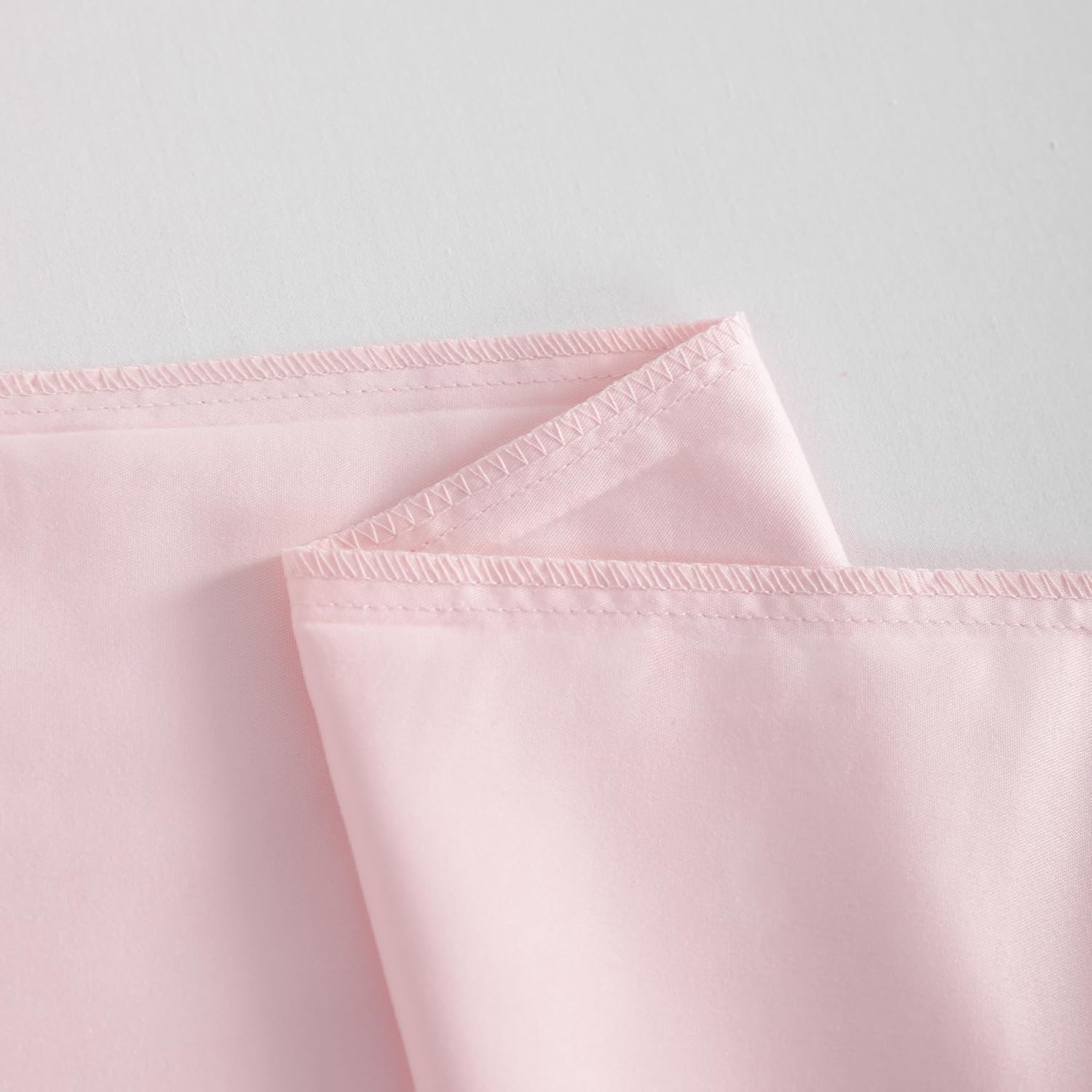 Ntbay King Pillowcase Set - 2 Pack Brushed Microfiber 20x36 Pillowcases - Soft, Wrinkle-Free, Fade-Resistant, Stain-Resistant, Blush Pink P…