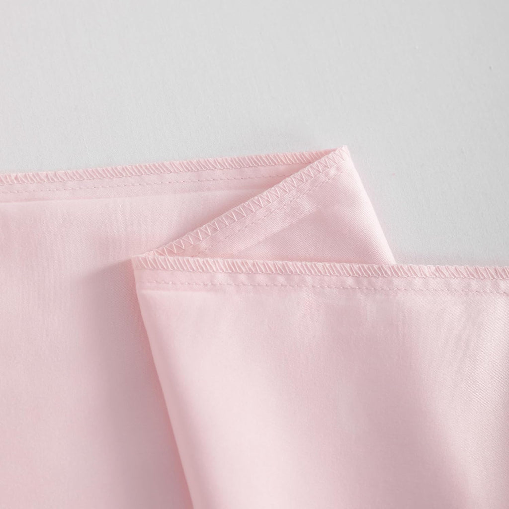 Ntbay Standard Pillowcase Set - 2 Pack Brushed Microfiber 20x26 Pillowcases - Soft, Wrinkle-Free, Fade-Resistant, Stain-Resistant, Blush Pi…