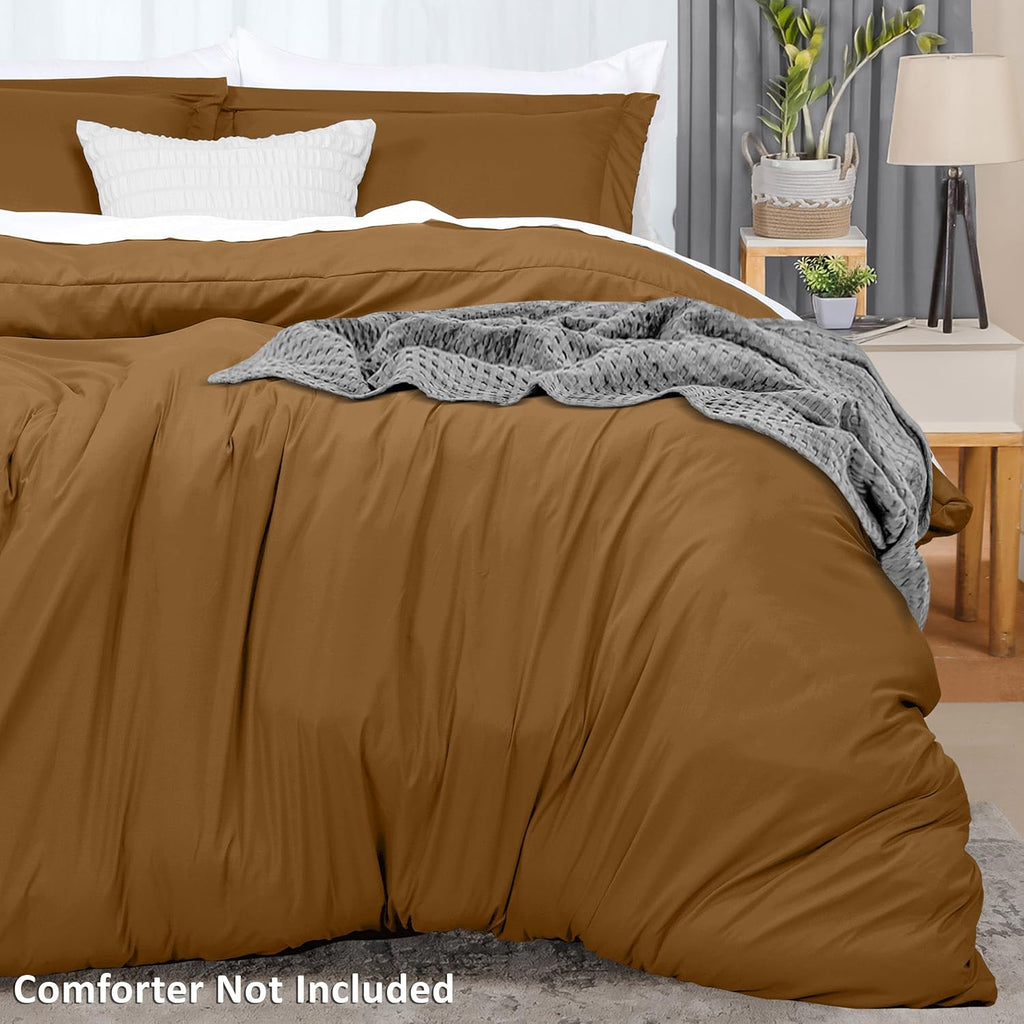 Utopia Bedding Duvet Cover Queen Size - 3 Piece with Zipper Closure - 1 Comforter Cover 90X90 Inches & 2 Pillow Shams 20X26 Inches…