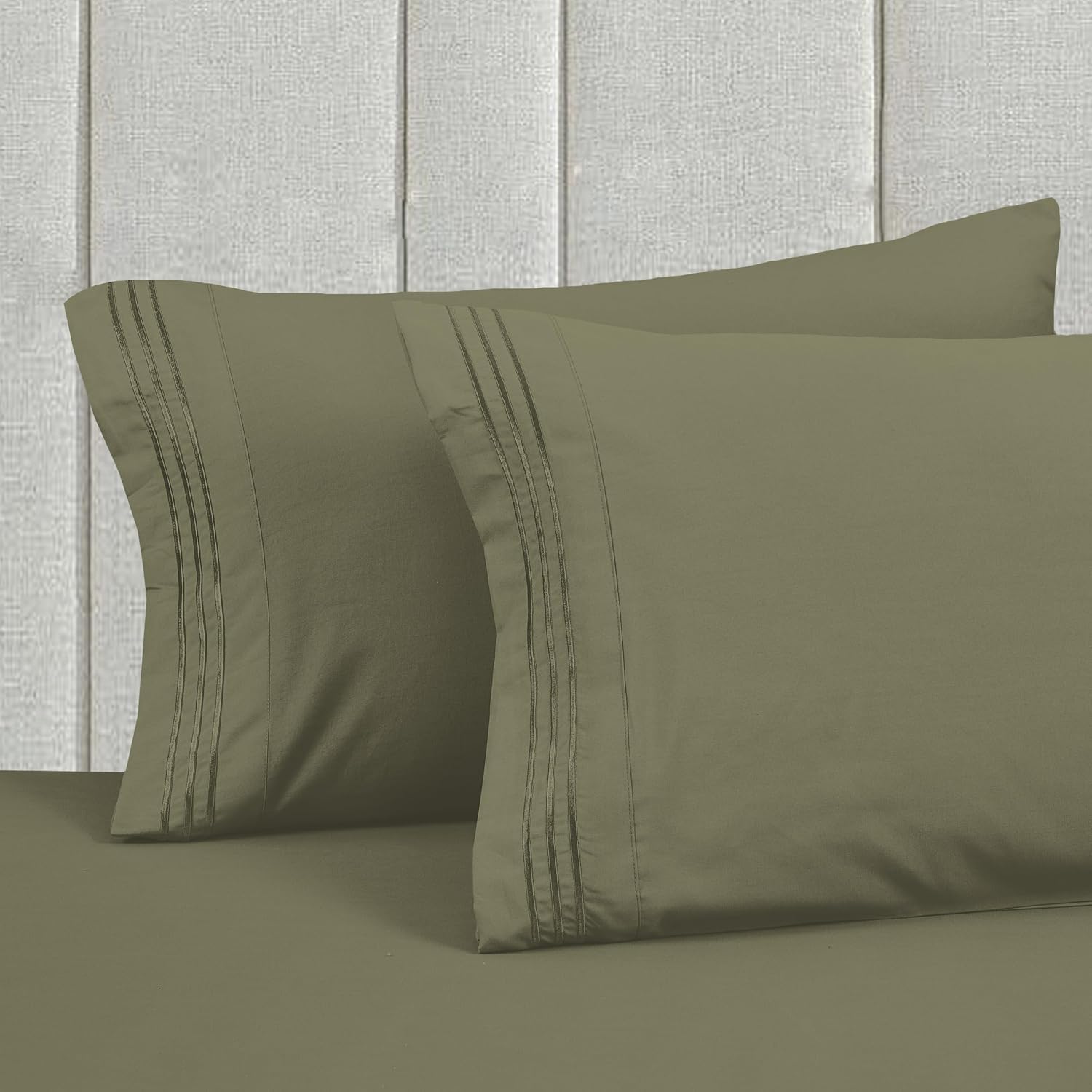 MocassiLuxuryBedding Mocassi Luxury 6-Piece Sheet Set, Ultra Soft 1800 Hotel Quality Microfiber Sheet Set, Fits Mattresses Up to 18 to 24 I…