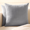 EncasaXO Encasa XO Corduroy Throw Pillows Covers 18"x18", Set of 2 Soft Textured Striped Boho Pillow Covers | Decorative and Cozy Cushion C…