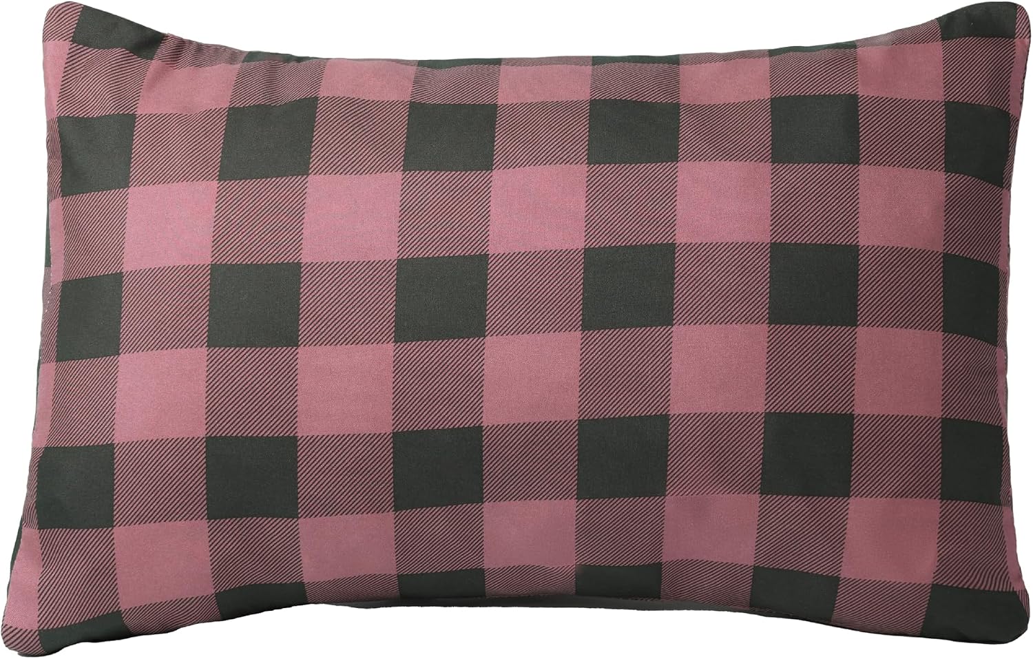 Teton Sports Camp Pillow; Great for Travel, Camping and Backpacking; Washable, Plum Plaid