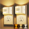DORESshop LED Night Light[2 Pack], Night Lights Plug into Wall, 3 Color Temperatures Plug in Night Light with Motion Sensor, Dusk to Dawn S…