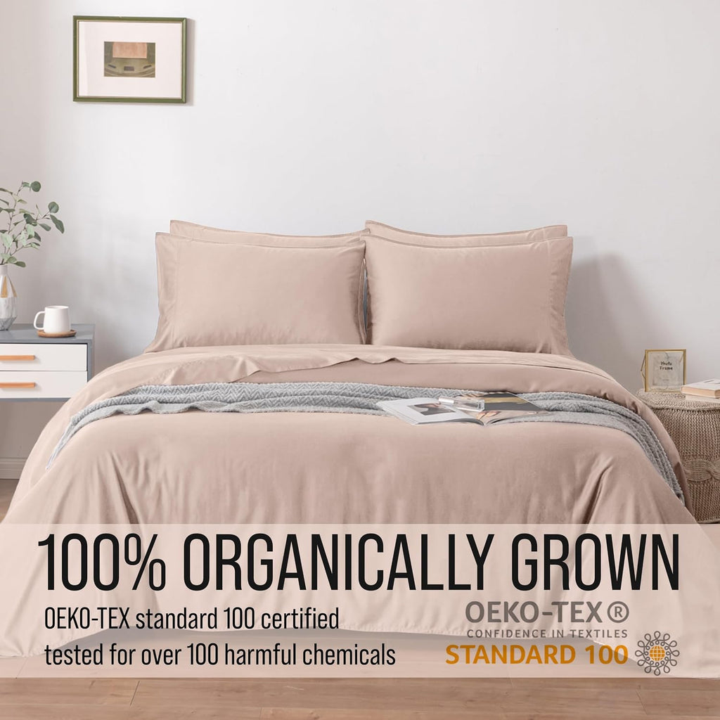 Bella Coterie 6 Piece Luxury Bamboo Viscose Split Top King Size Sheet Set | 34" Split for Adjustable Beds | 100% Organically Grown|…