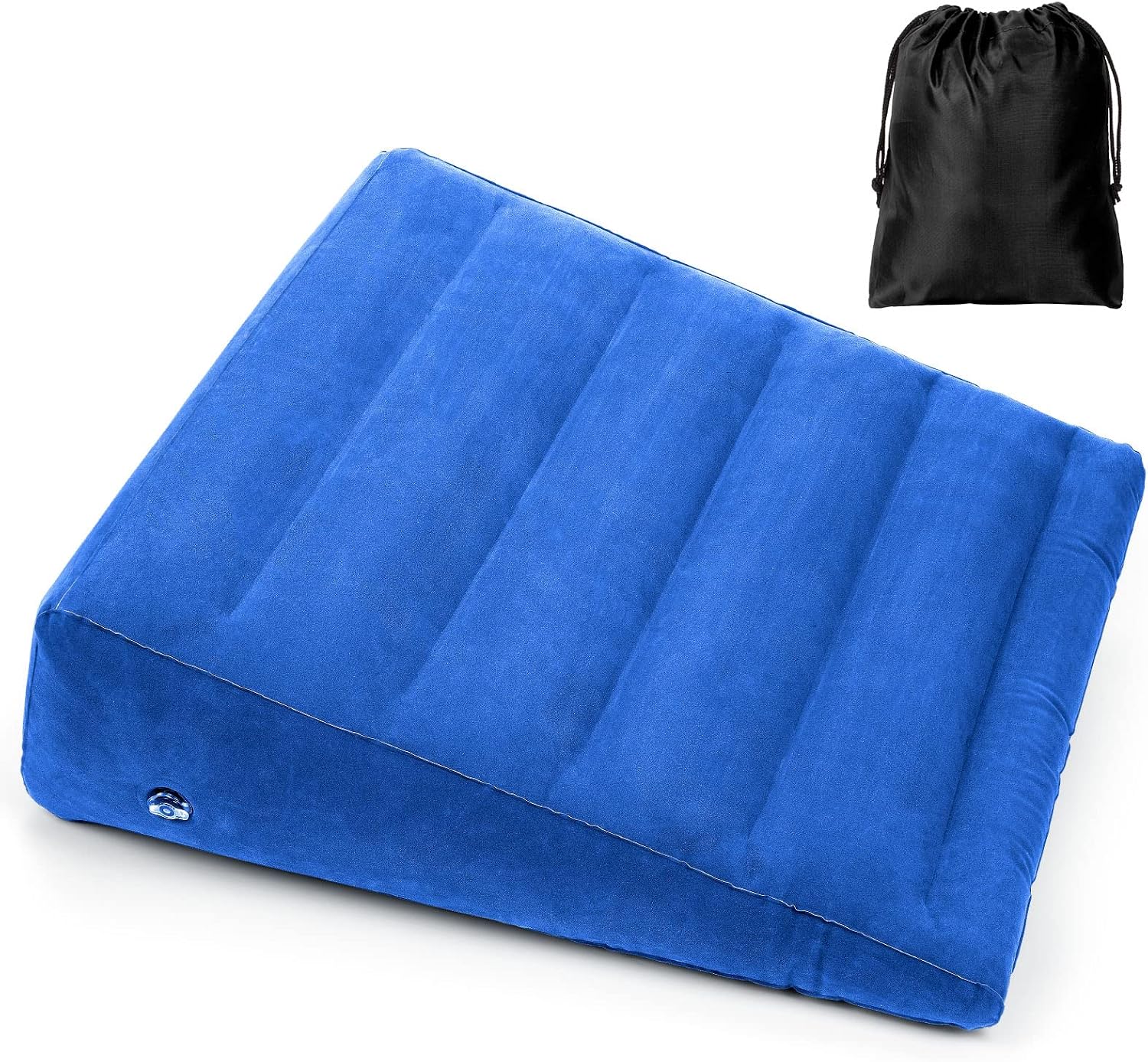 USHMA Inflatable Wedge Pillow, Portable Travel Wedge Pillow, Fast Inflation & Deflation Inflatable Wedge Pillows for Travel, Blow Up…