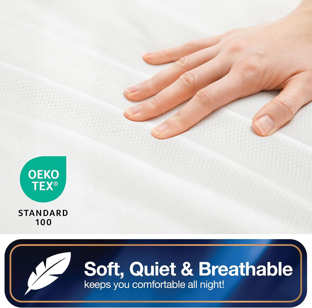 Bed Bug Blocker FRE14602WHIT09 Pillow Protectors, King, White