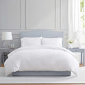 MarthaStewart Martha Stewart - King Duvet Cover Set, Cotton-Rich Plain Weave Bedding w/Matching Pillowcases, Lightweight for Year-Round Com…