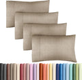 King Pillow Cases Set of 4 - Ultra Soft Hotel Quality Pillowcase Covers - Comfy, Cozy & Wrinkle Free - Shrinkage and Fade Resistant…