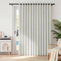 RYB HOME Accordion Style Room Divider Curtain-100% Blackout Folding Accordion Curtain for Sliding Glass Door/Bedroom, Privacy Assurd…