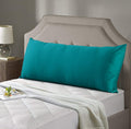 Evolive 300 Thread Count 100% Cotton Body Pillow Cover, 21" x 54", Soft Breathable Replacement Pillow Case with Hidden Zipper Closure (Teal…
