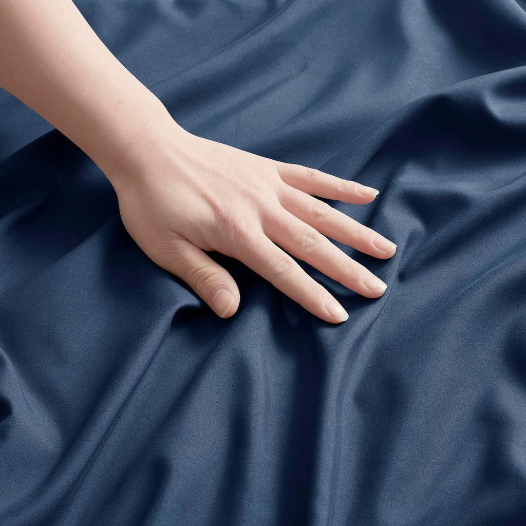 Nestl Navy Blue King Pillow Cases 2 – Soft King Size Pillow Case, 1800 Brushed Microfiber Pillowcases, Envelope Closure Pillowcase, King Pi…