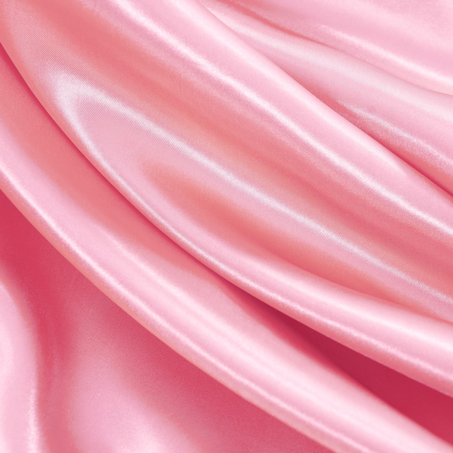 Golal Satin Sheets Full Size - 4 Pieces Luxury Silky Soft Bed Sheets, Wrinkle-Free Light Pink Satin Silk Sheet Set with 1 Deep Pocket Fitte…