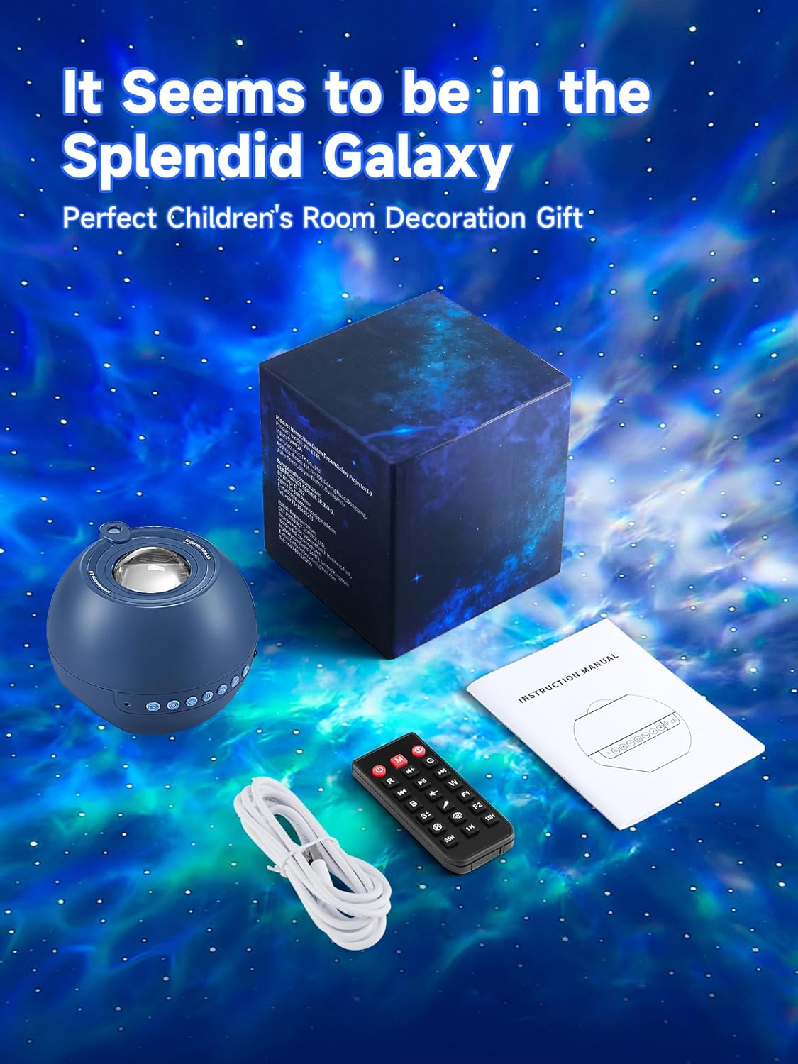 Galaxy Projector for Bedroom Star Projector for Bedroom,15-Color 15 White Noise Sound Machine for Sleep Galaxy Light Projector for…