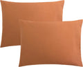 FLXXIE Pillow Cases Standard Size, Soft Microfiber Pillow Covers with Envelope Closure, Wrinkle, Stain Resistant Pillowcases, 2 Piece…