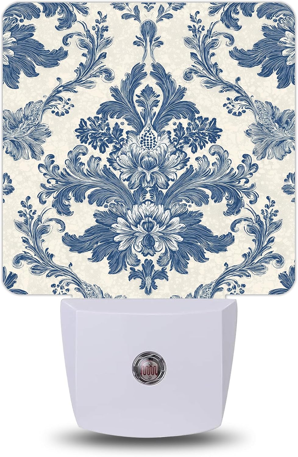 Vintage Floral Paisley Night Lights Plug into Wall, Night Light with Dusk to Dawn Sensor for Bedroom Bathroom Kitchen Hallway Stairs…