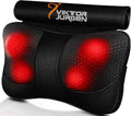 Viktorjurgen VIKTOR JURGEN Shiatsu Back Massager with Heat - Kneading Massage Pillow for Neck, Shoulder - Christmas Gift for Women, Men, Da…