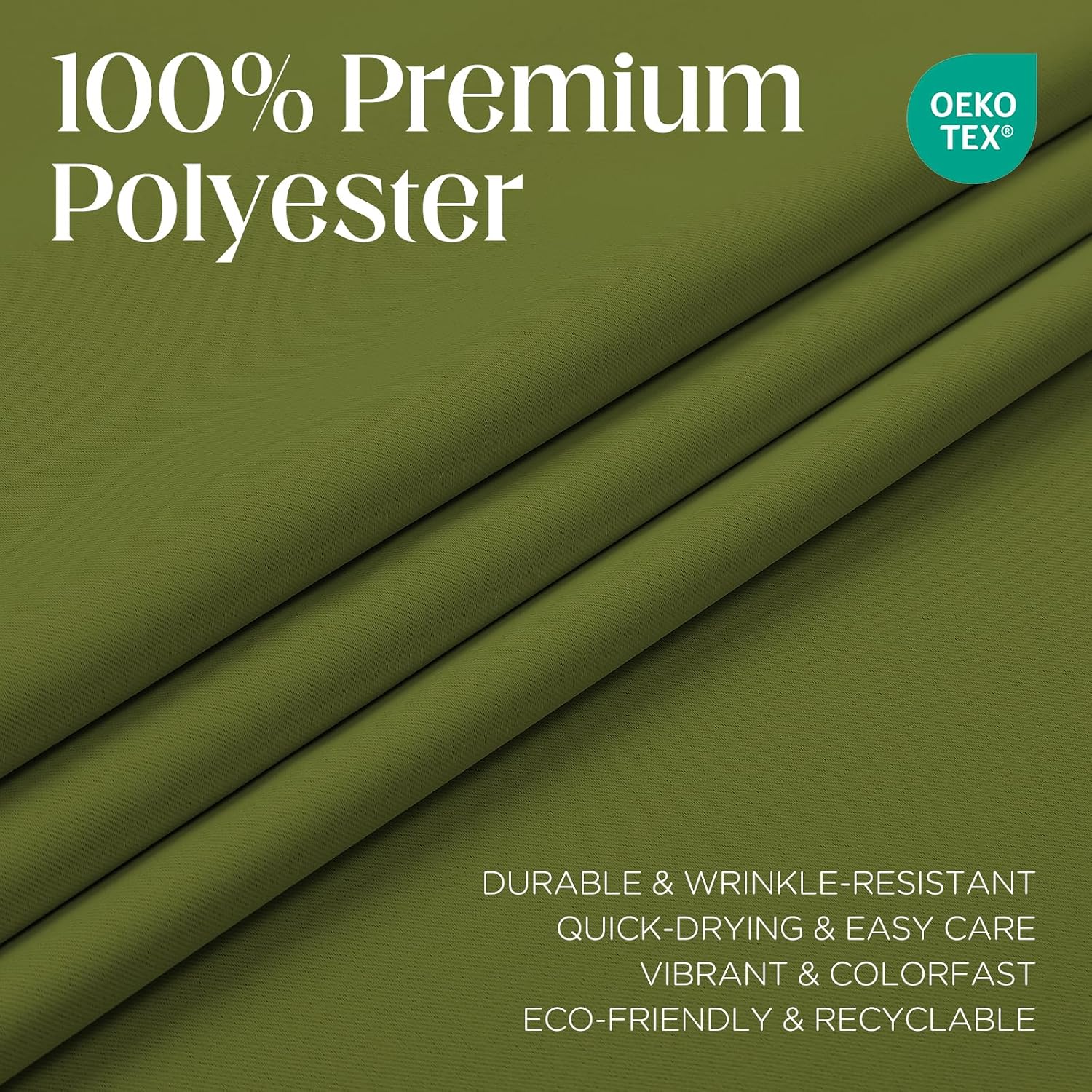 CUCRAF Custom Green Blackout Curtains 1 Panel Set, Thermal Insulated Grommet Room Darkening Curtain for Living Room Bedroom, Light…