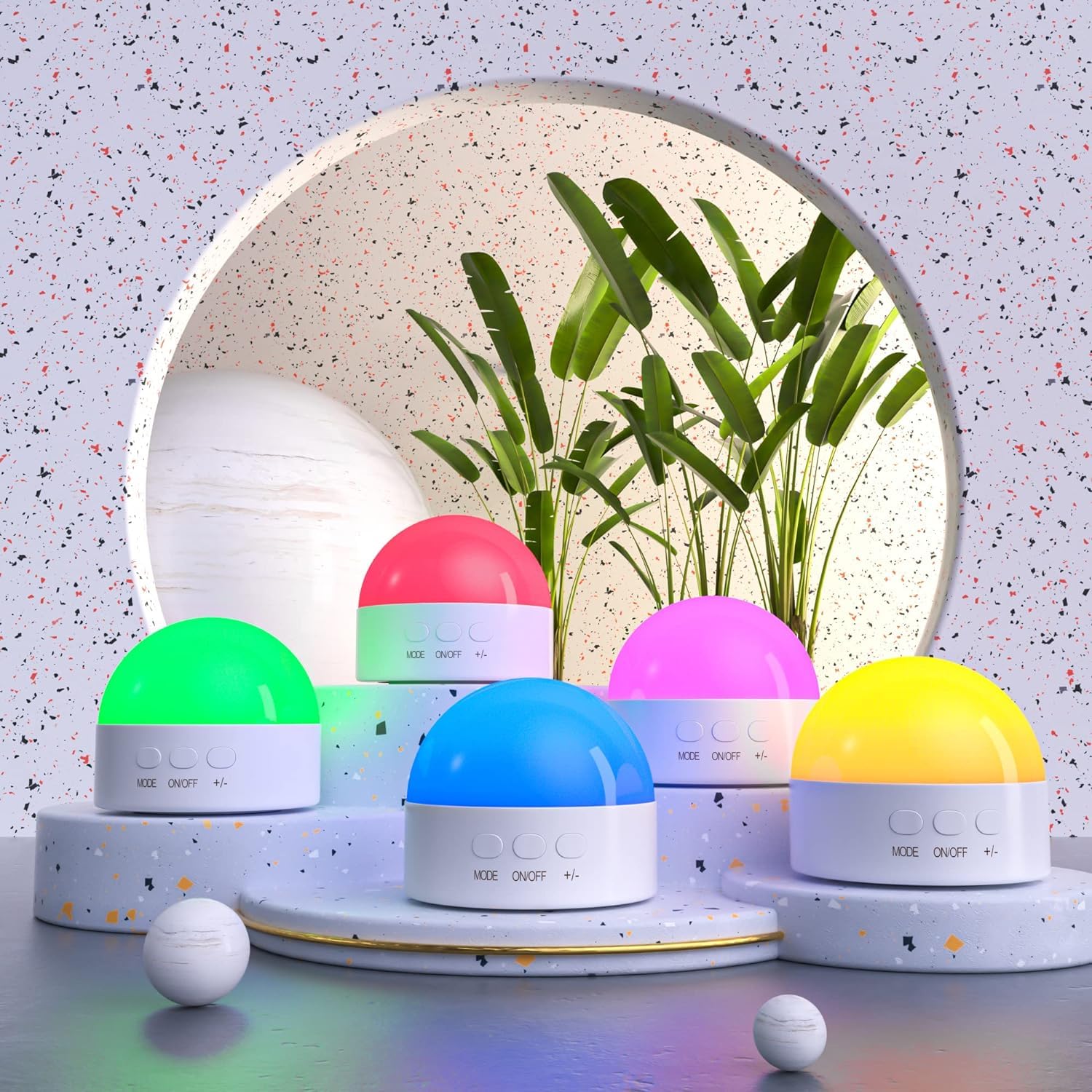 Kintion Night Light, Dimmable 8 Color Portable LED Night Light, 1800mAh Rechargeable Nursery Light Lamp, Soft Eye Caring Warm White, White,…