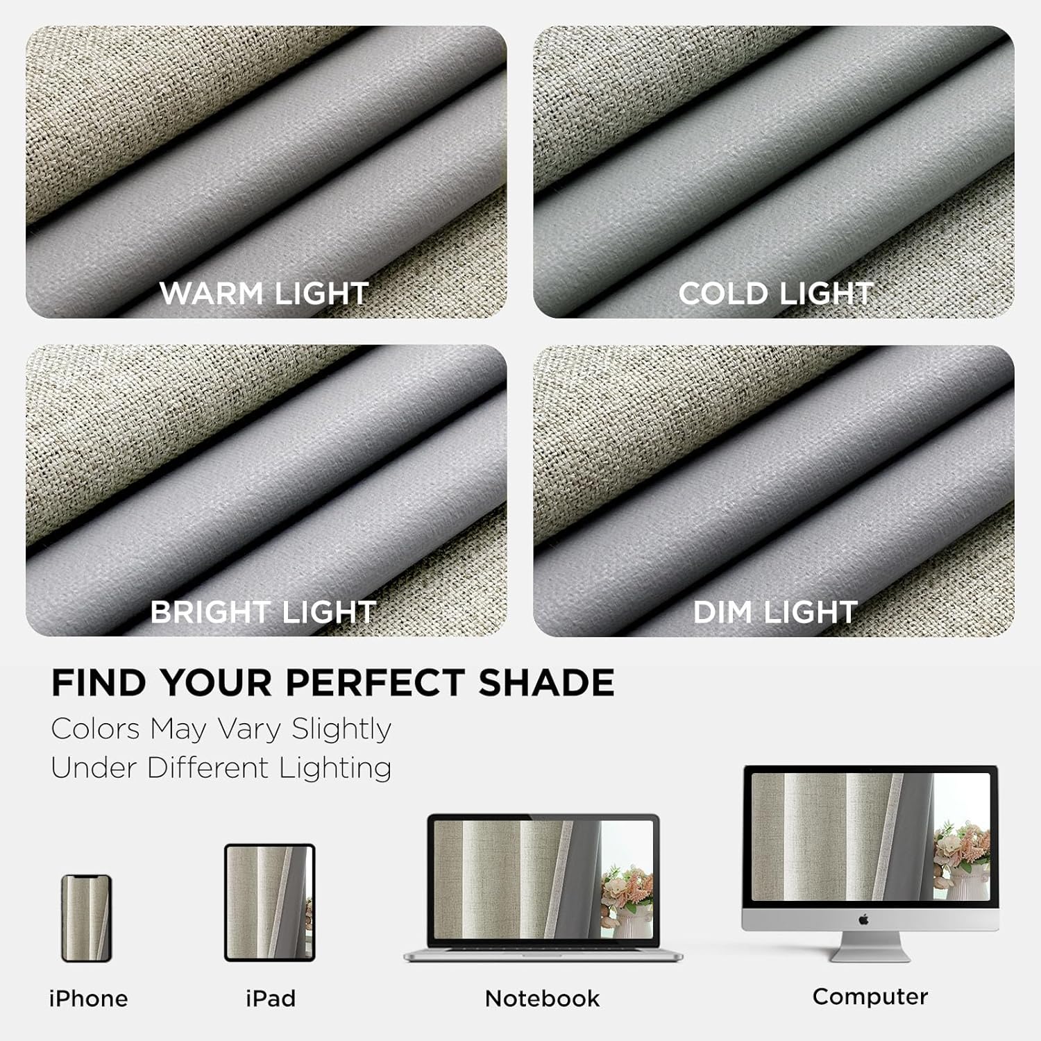 Joydeco Blackout Room Divider Curtains, Extra Wide Light Beige Sliding Door Drapes Living Room Curtains, 1 Panel 100W x 108L Inch Patio…