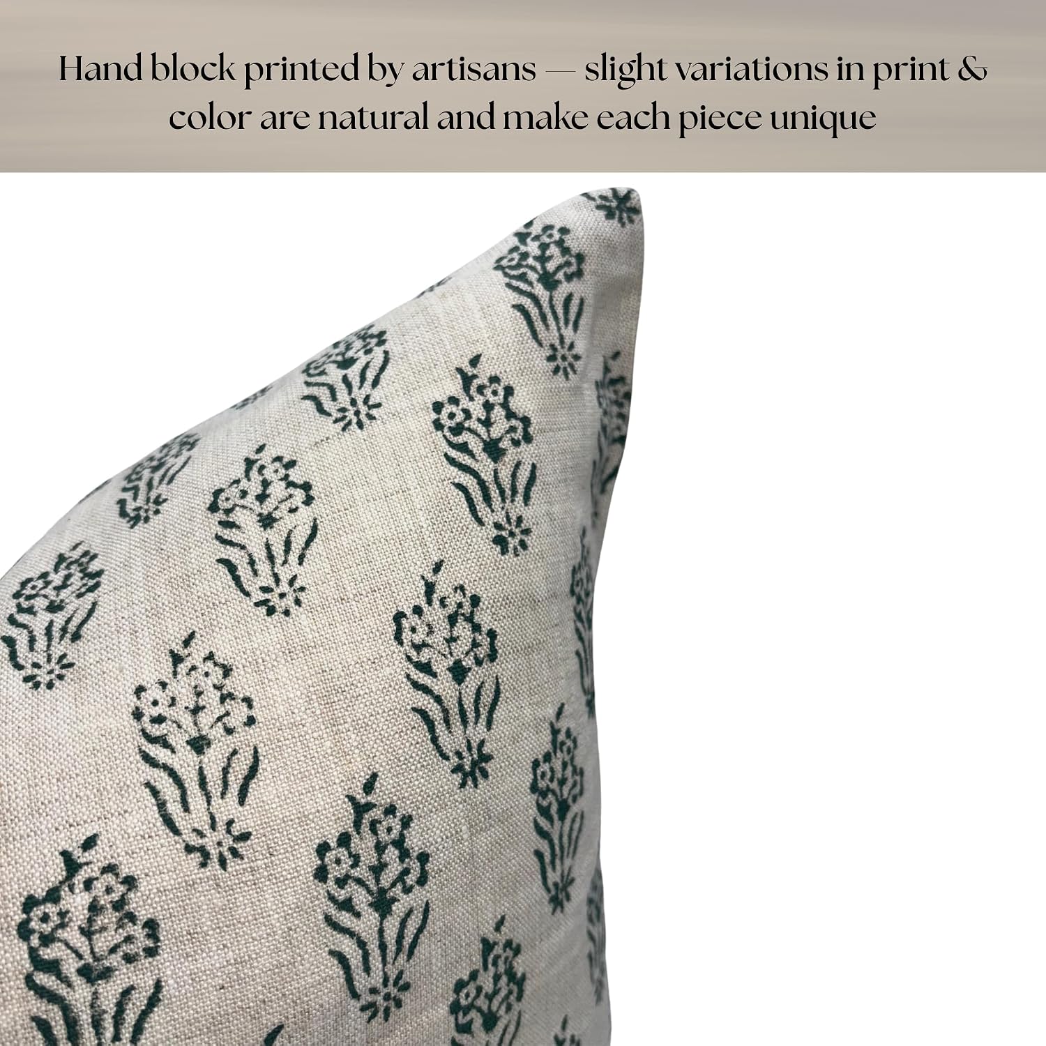 LineandLoop Linen Green Pillow Throw Pillow Covers 20x20 inch Pillow Farmhouse Style Spring Decorative Pillow Covers for Couch Living Room,…