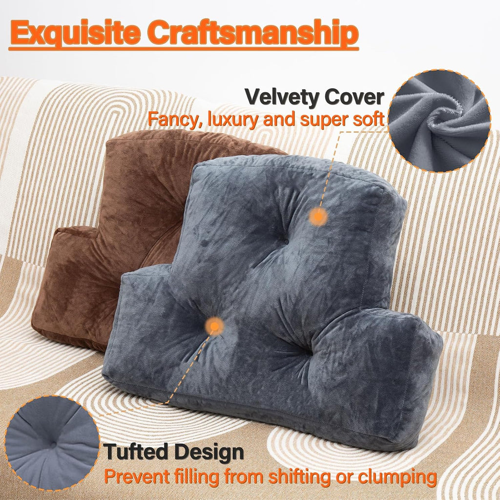 1 MIDDLE ONE Back Pillow for Chair, Memory Foam Lumbar Pillow for Back Support, Back Rest Cushion for Office, Sofa, Couch Sitting…