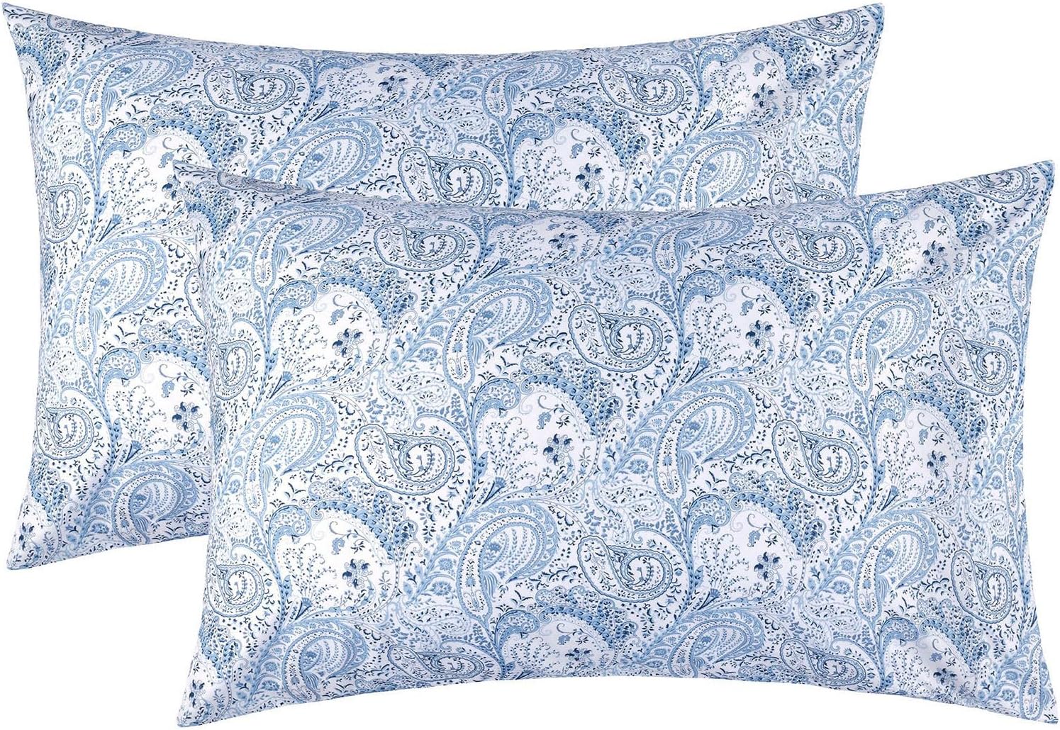 Mellanni Pillow Cases - Luxury, Extra Soft, Cooling Pillow Covers - 2 PC Iconic Collection Pillowcases - Envelope Closure (Standard/Queen 2…