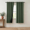 NICETOWN Greyish Green Blackout Curtains for Living Room Bedroom, 100% Blackout Thermal Insulated Room Darkening Window Drapes for…