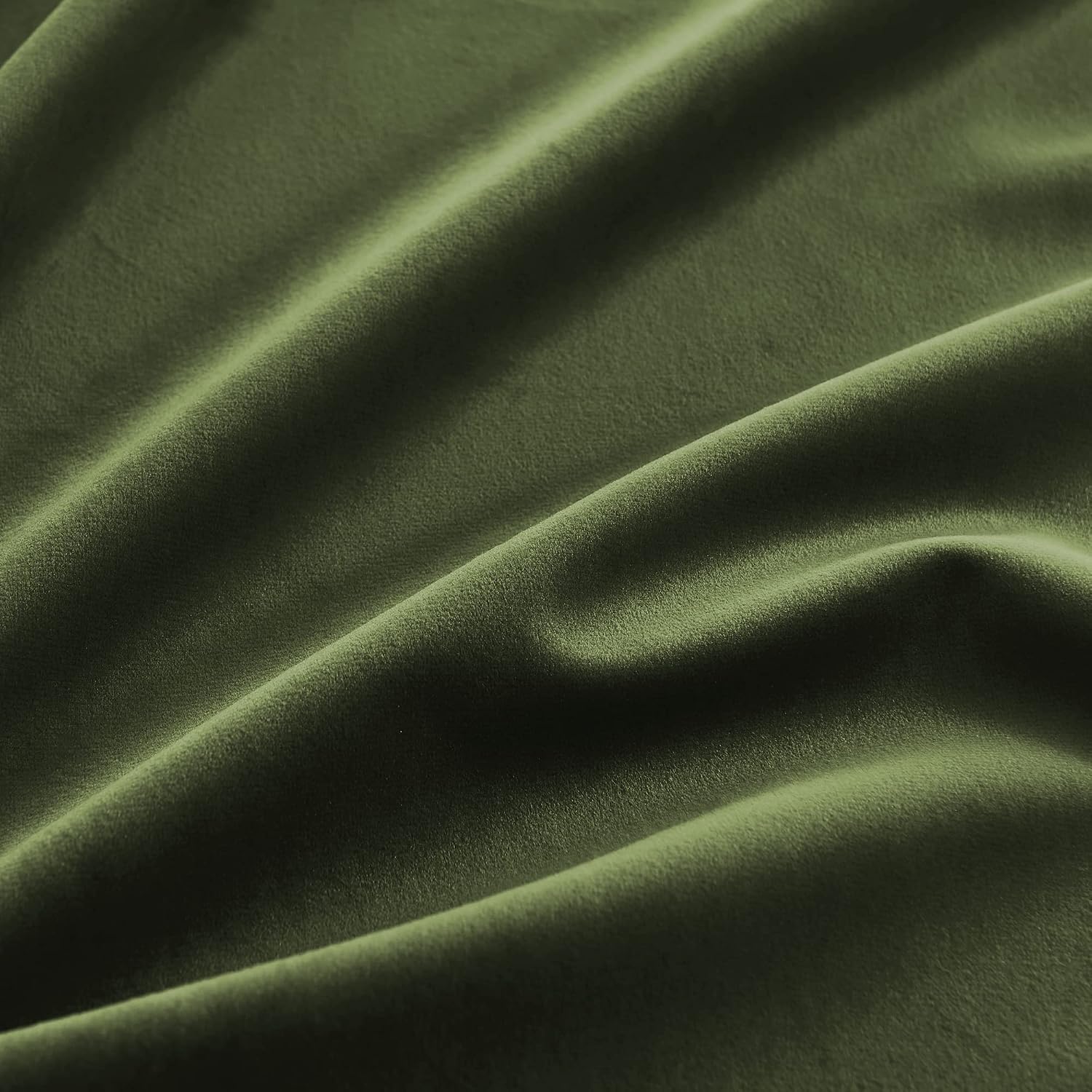 Rybhome RYB HOME Elegant Green Velvet Curtains 120 inches Long, Light Blocking, Thermal Insulated, Stylish Velvet Drapes with Hook Belt for…