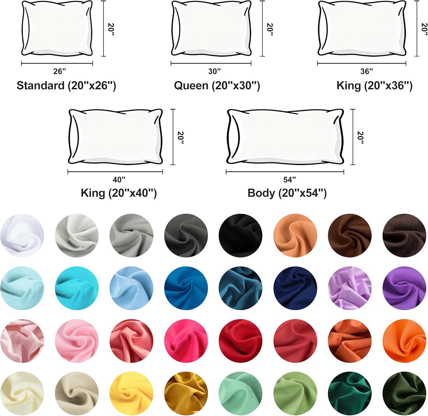 Ntbay Queen Pillowcase Set - 4 Pack Brushed Microfiber 20x30 Pillowcases - Soft, Wrinkle-Free, Fade-Resistant, Stain-Resistant, Red Pillowc…