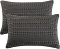 Phf 100% Cotton Waffle Pillow Shams Standard Size, 2 Pack 20" x 26" Soft Skin-Friendly Pillowcases, No Filling, Aesthetic Woven and Breatha…