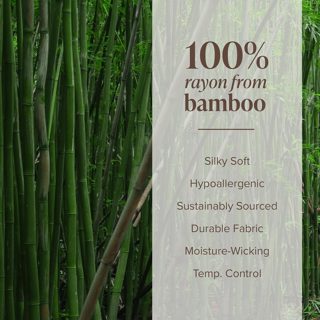 BareHome Bare Home 100% Rayon Made from Bamboo Luxury Body Size Cooling Pillowcase - Breathable - Easy Fit - Soft Bedding & Pillowcase (Bod…