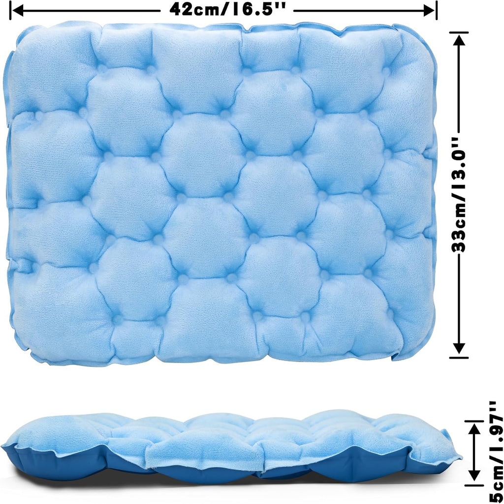 ONTYZZ Inflatable Seat Cushion Lightweight Airplane Seat Cushion Stadium Seat Travel Cushion for Climbing Hiking Office Airplane