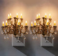 L LOHAS LED Night Lights Plug into Wall,2 Pack, Crystal Chandelier Candle Nightlight with Dusk to Dawn Sensor, Brightness Adjustable,3000K…