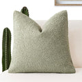 Foindtower Decorative Textured Boucle Throw Pillow Covers Accent Solid Pillow Cases Neutral Soft Cozy Couch Cushion Case for Chair Sofa…