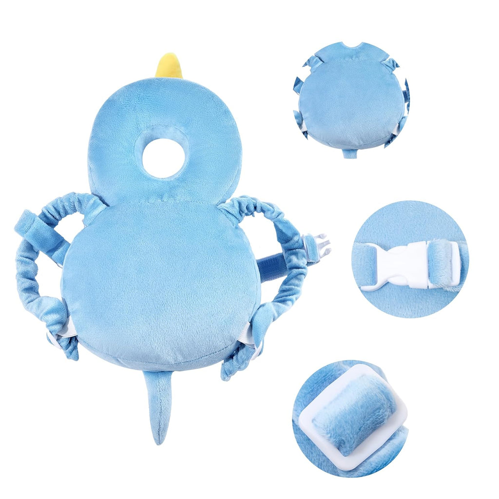 Baby Back Potection Toddler Safety Protector Cushion Pad Toddler Backpack for Crawling Walking Adjustable Toddlers Back Safety Pad for…