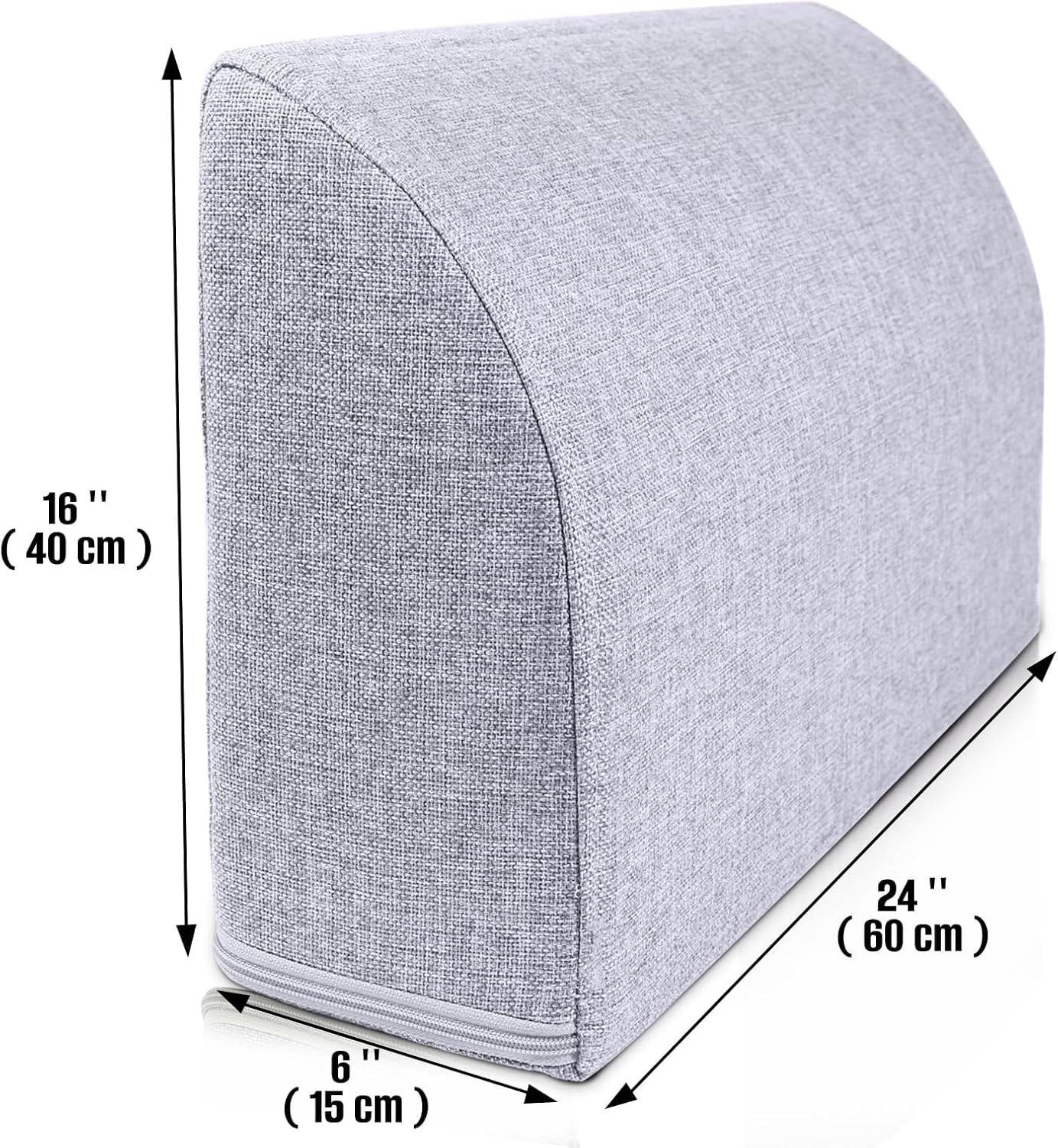 2PCS Sofa Couch Back Cushions, Backrest Support Pillow for Elderly, Extra Large Thick Lumbar Support Pillow for Home (6x24x16 in, Linen…