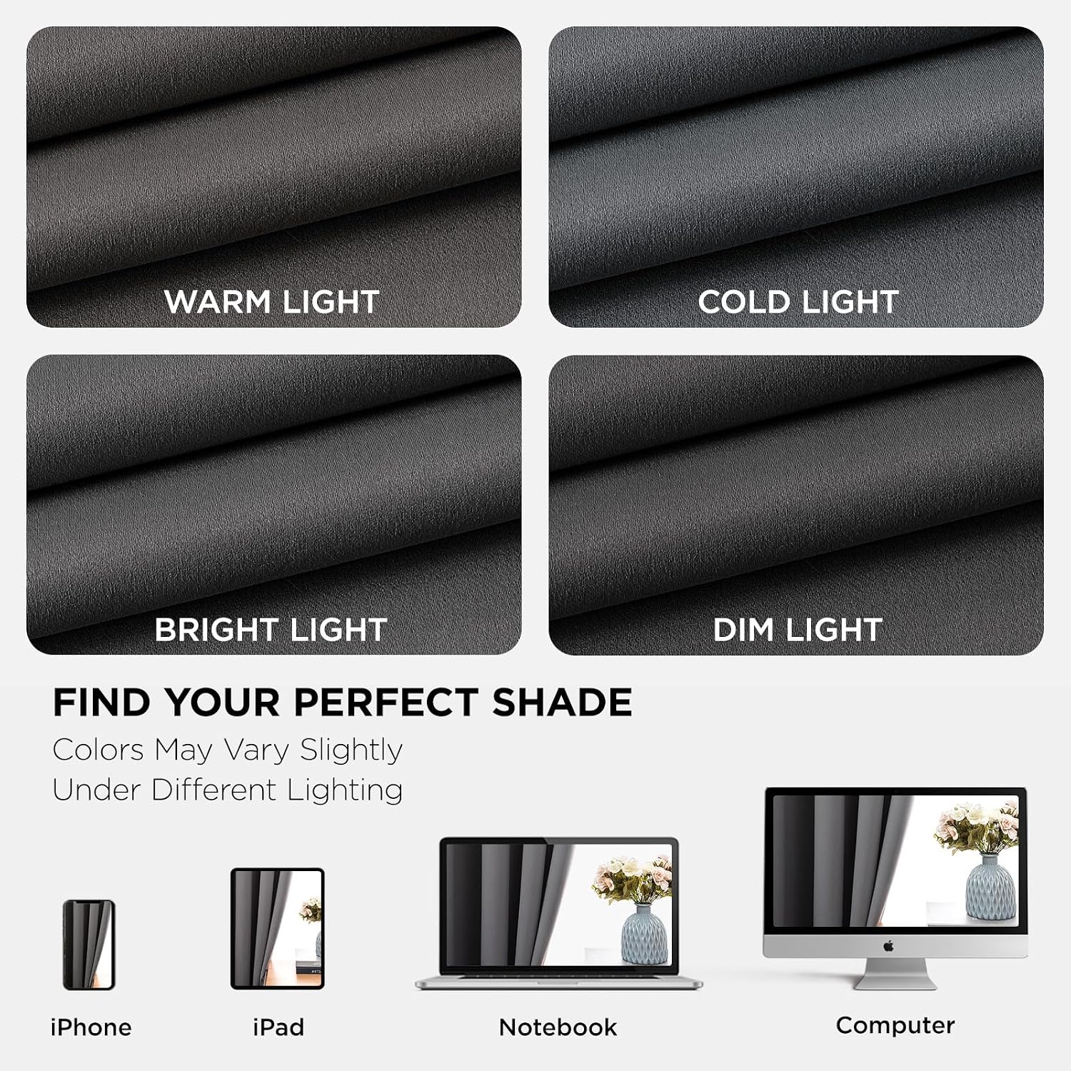 Joydeco Blackout Curtains 54 Inch Length 2 Panels Set, Thermal Insulated Long Curtains& Drapes 2 Burg, Room Darkening Grommet Drapes for Li…