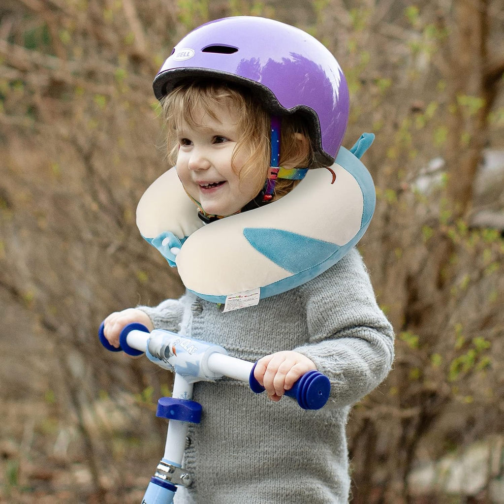 NiuniuDaddy Niuniu Daddy Travel Neck Pillow - Pure Memory Foam Neck Support for Airplane, Car, Train Travel - Penguin Design for Kids 8+, T…
