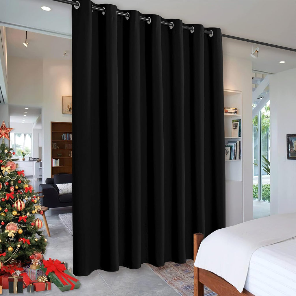 Rybhome RYB HOME Blackout Curtains Soundproof Energy Saving Insulating Privacy Room Divider Curtains for Patio Sliding Glass Door Living Ro…