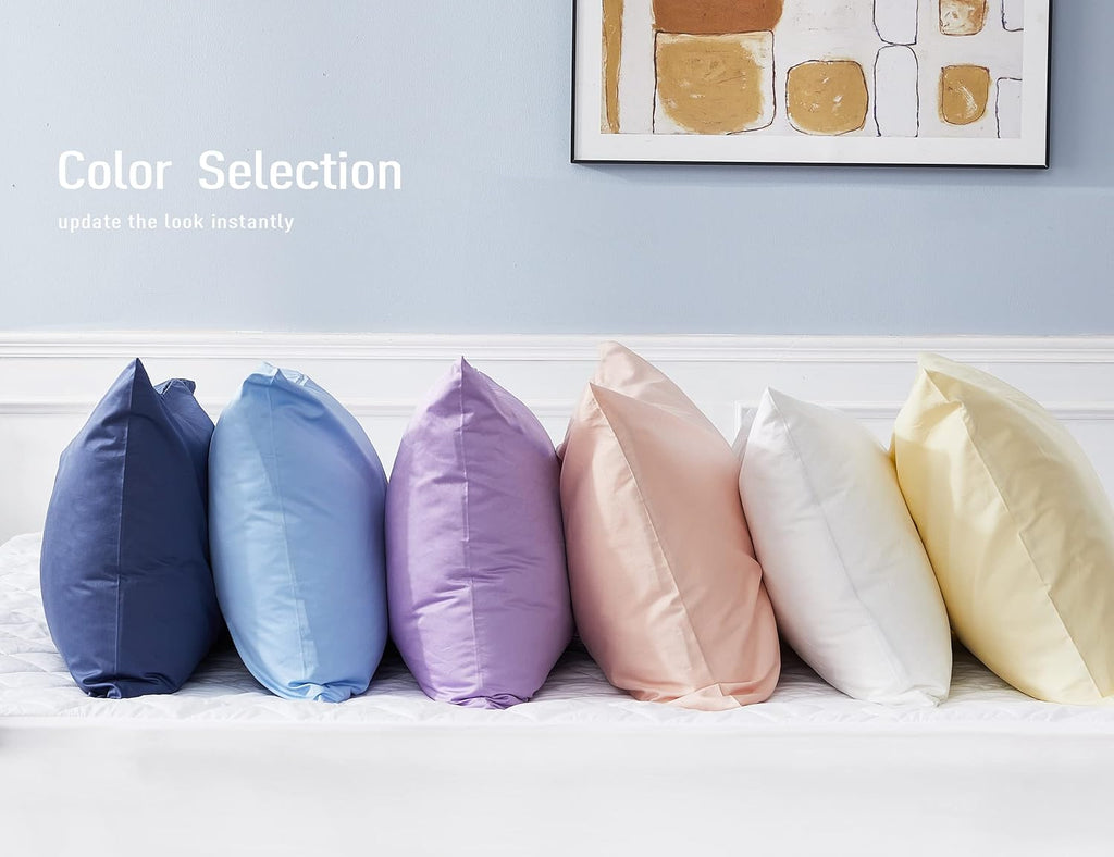 Sunflower Body Pillowcase 100% Cotton Long Pillow Cover/Case Envelope Closure 1 Pack, 20×54 inches Light Brown, Soft and Breathable