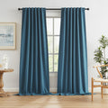 Keqiaosuocai Thermal Insulated 100% Blackout Curtains 120 Inch Long 10 FT for Large Windows, Back Tab Pleated Linen Tall Drapes for Living…