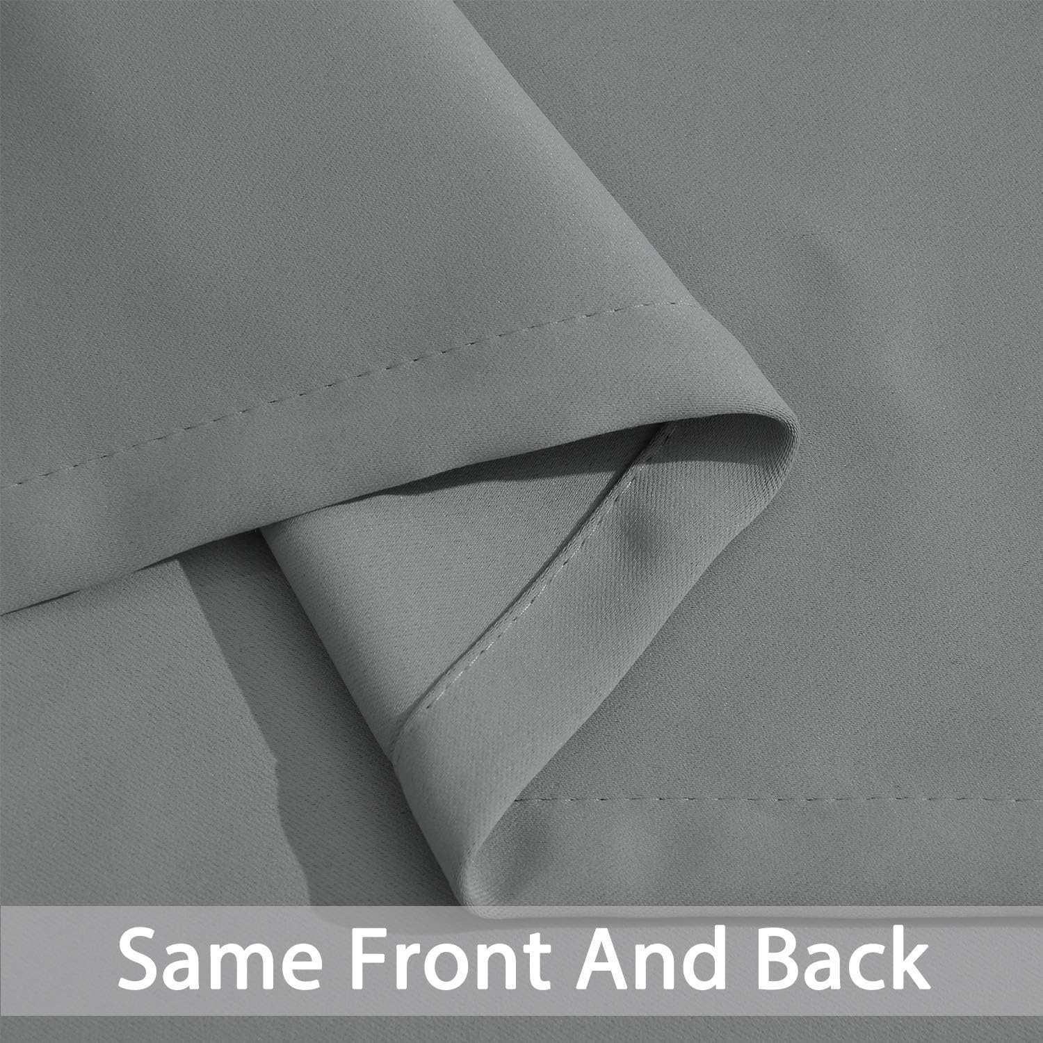 Yakamok 36 Inch Curtains Blackout Window Curtains for Kitchen, Grommet Room Darkening Thermal Insulated Sunlight Block Drapes for Living…
