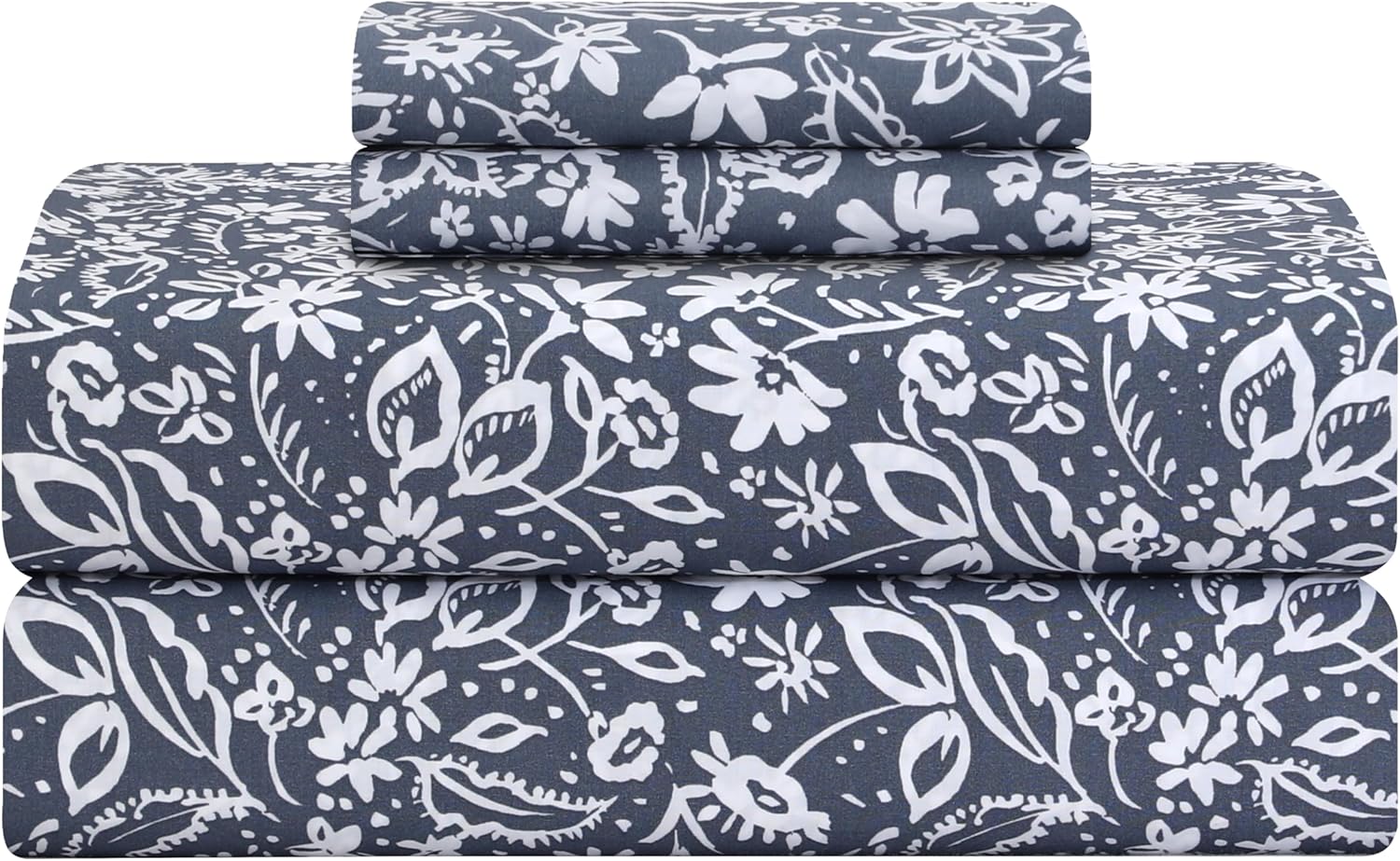 Featherstitchnewyork Feather & Stitch Softest 100% Cotton Sheets, 300 Thread Count Percale Weave Bedding, 16" Deep Pocket, Cooling Sheets,…