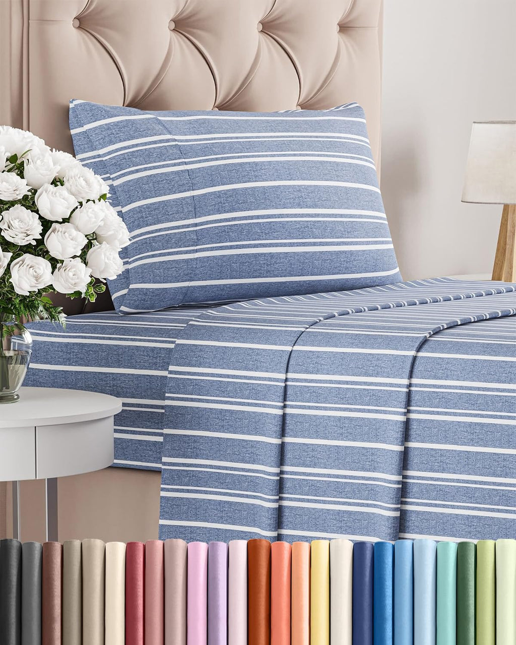 Twin Size 3 Piece Sheet Set - Comfy Breathable & Cooling Sheets - Hotel Luxury Bed Sheets for Women & Men - Deep Pockets, Easy-Fit, Soft…