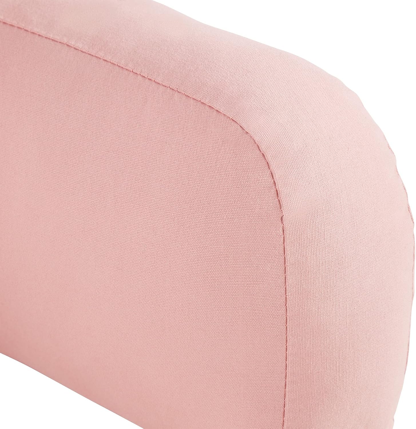 Greendale Home Fashions Cotton Duck Bed Rest Reading Pillow with Arms, Blush