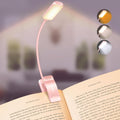 Gritin 9 LED Rechargeable Book Light for Reading in Bed - Eye Caring 3 Color Temperatures, Stepless Dimming Brightness,80 Hrs Runtime…