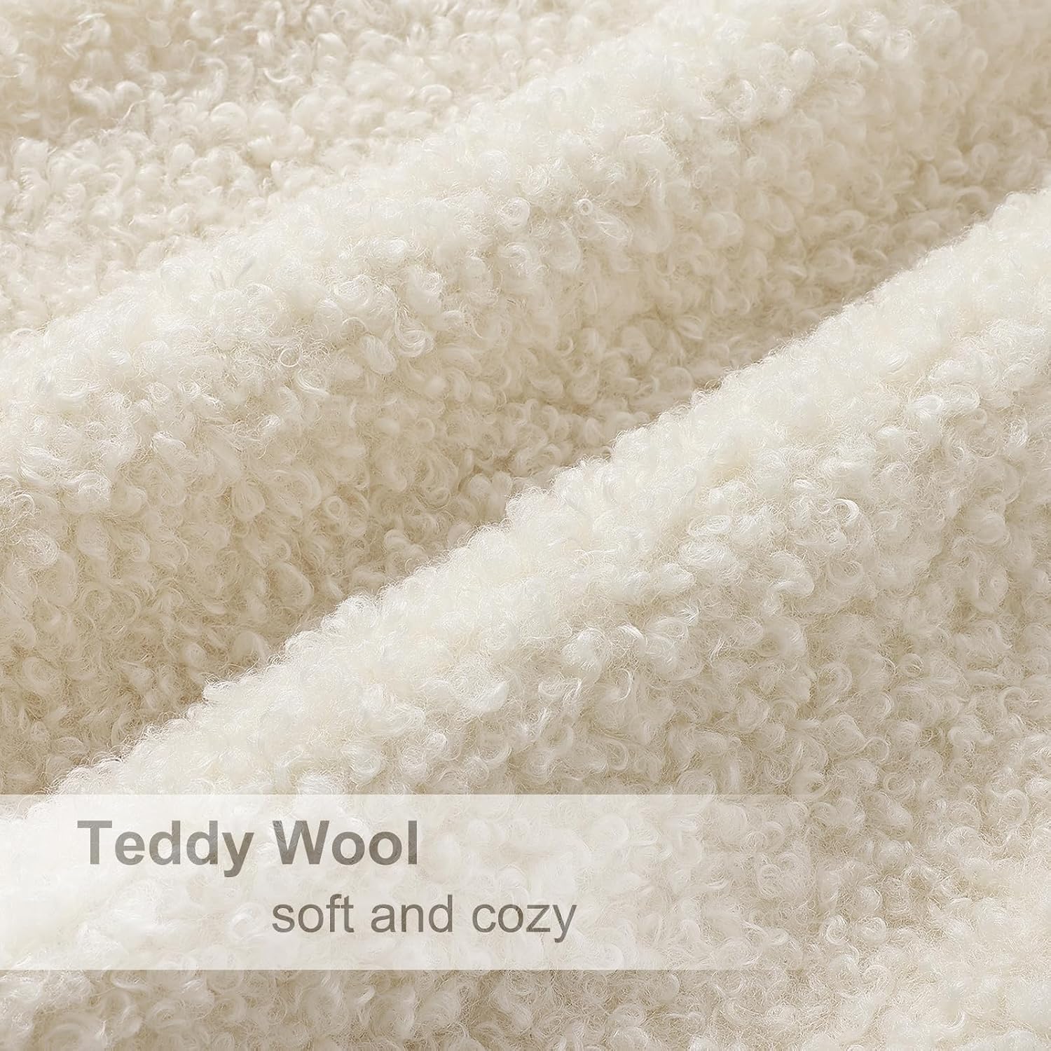 decorUhome Pack of 2 Throw Pillow Covers 20x20 Inch, Faux Fur Decorative Sherpa Pillow Covers Fuzzy Accent Soft Sheepskin Fleece Pillow Cas…