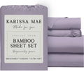KARISSA MAE Pure Viscose from Bamboo King Size Sheet Set | 100% FSC Certified | Luxuriously Soft | Cooling | 18" Deep Pocket w/Corner…